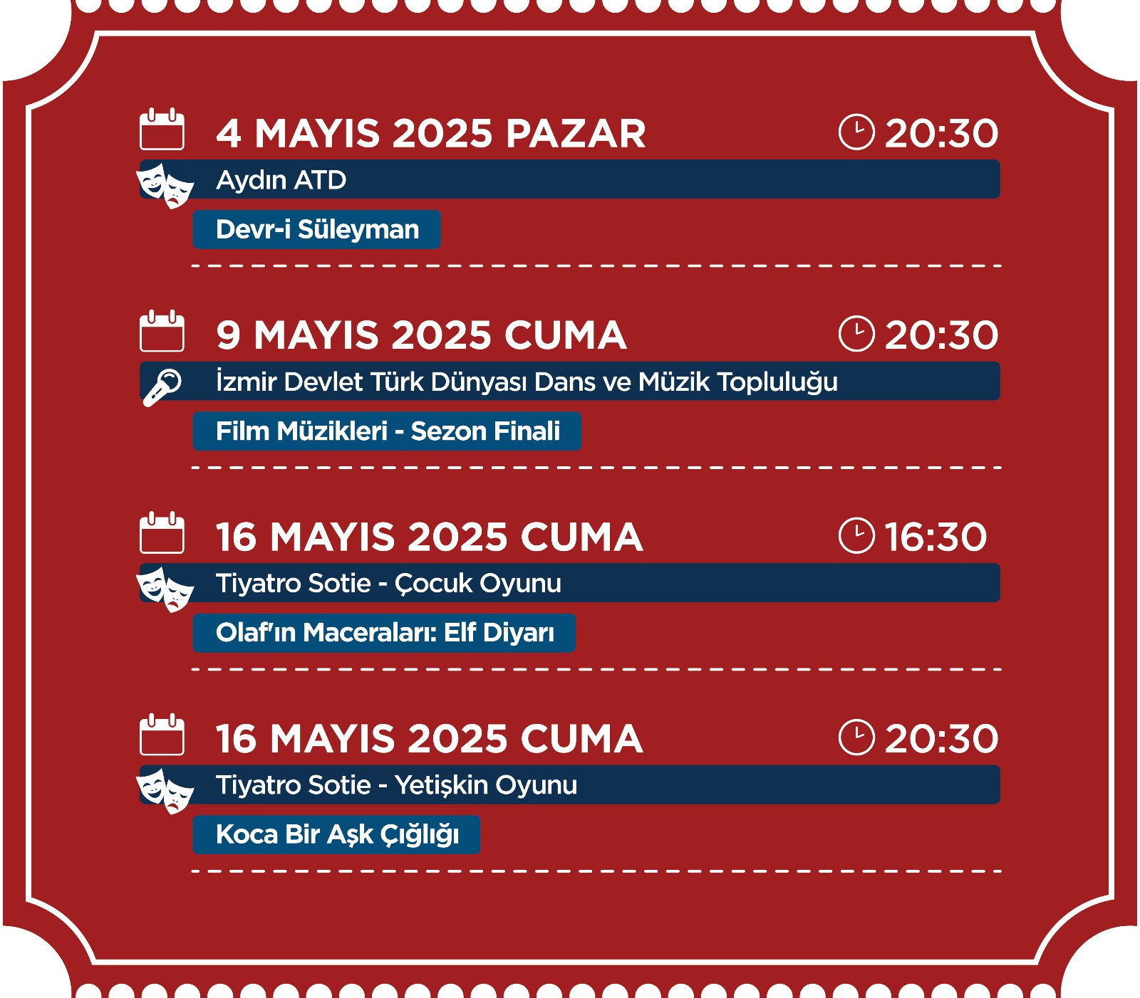 Mayıs Ayı Etkinlik Programı